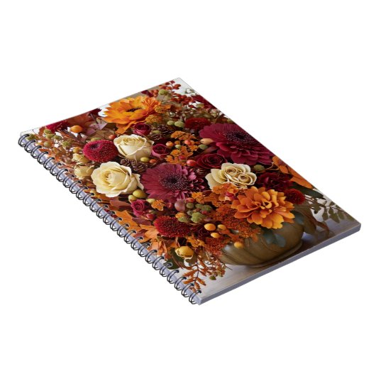Fall Blume Spiral Foto Notebook Notizblock (Rechte Seite)