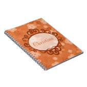 Fall Blume SpiralNotebook Notizblock (Rechte Seite)