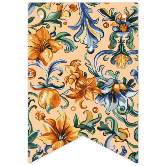 Fall-Blume und Iris-Banner Wimpelkette (Erste Fahne)