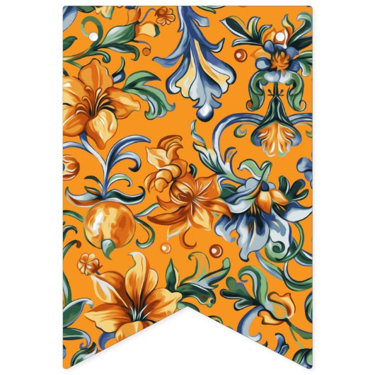 Fall-Blume und Iris-Banner Wimpelkette (Dritte Fahne)