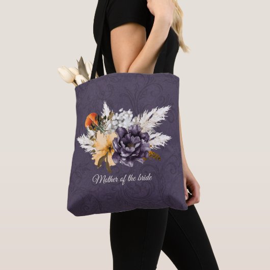 Fall Blume und Pampas Grass Mother of the Bride Tasche (Von Nahem)