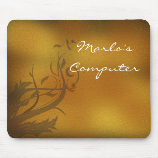 Fall-Blumenreben/Blätter kundengerechtes Mousepad