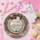 Fall Blumenwein Rebberge Party Pappteller (Party)