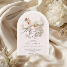 Fall Blumenweißer Bow Fall in Liebe Babydusche