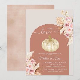 Fall Boho Arch Pumpkin Falling in Liebe Einladung