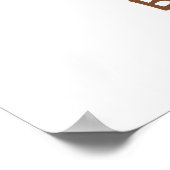 Fall Boho Baby Dusche Begrüßungszeichen Poster (Ecke)