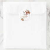 Fall Boho Baby Shower Stickers (Tasche)