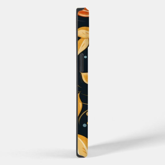 Fall Boho Blowers Black Orange Custom Phone Case (Rückseite / Rechts)