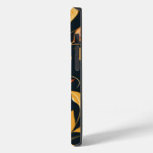 Fall Boho Blowers Black Orange Custom Phone Case (Rückseite / Links)