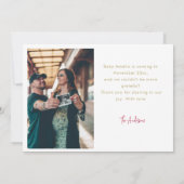 Fall Boho Erntedank Pumpkin Baby Ankündigung (Rückseite)