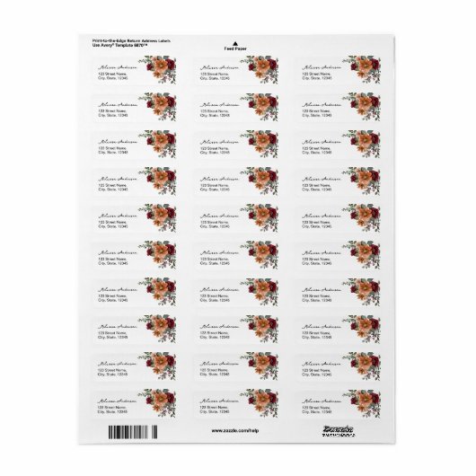 Fall Boho Floral Brautparty Return (Vorne)