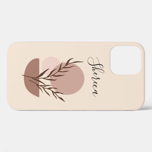 Fall Boho Floral iPhone 12 Case-Mate iPhone Hülle (Rückseite (Horizontal))