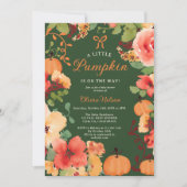 Fall Boho Kleine Kürbisbrunnendusche Einladung (Vorderseite)