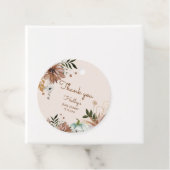 Fall Boho Kürbis Babydusche danke Geschenkanhänger (Beispiel)