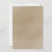 Fall Boho Oh Deer Girl Woodland Babydusche Einladung (Rückseite)