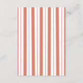 Fall Boho Pumpkin BabyDusche Begleitkarte (Rückseite)