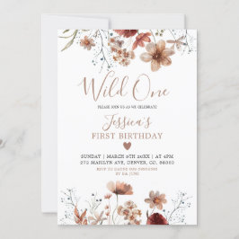 Fall Boho unser kleiner Wilder macht einen Invit Einladung