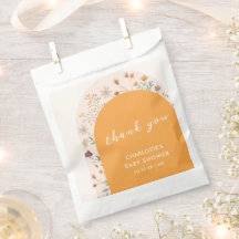 Fall Boho Wildblume Arch Baby Dusche Danke