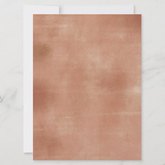 Fall Boho Woodland Fungi Kinderdusche Einladung (Rückseite)