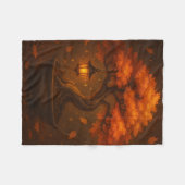 Fall Bonsai Tree Blanket - Rustikale Saisondekorat Fleecedecke (Vorderseite (Horizontal))