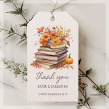 Fall Book Themed | Baby Dusche Vielen Dank für Ihr