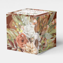 Fall Botanicals Gastgeschenk Hochzeit Box (Rost) Geschenkschachtel