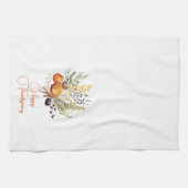 Fall Botanicals, Gewürze glücklich Erntedanken Geschirrtuch (Horizontal)