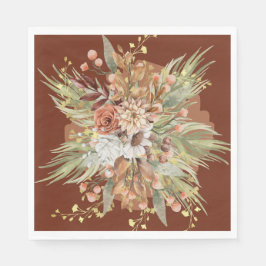 Fall Botanicals Wedding Suite Papier Napkins (Rost Serviette