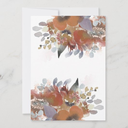 Fall Boughs Einladung (Rückseite)