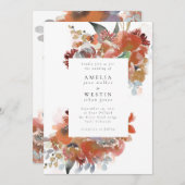 Fall Boughs Einladung (Vorne/Hinten)