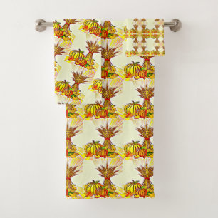 Fall Bounty Handtuch Badhandtuch Set