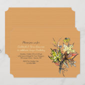 Fall Bouquet 2 Einladung (Vorne/Hinten)