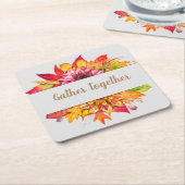 Fall Bouquet Erntedank Custom Rechteckiger Pappuntersetzer (angewinkelt)