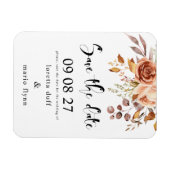 Fall Bouquet Save the date Magnet (Horizontal)