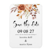 Fall Bouquet Save the date Magnet (Vertikal)