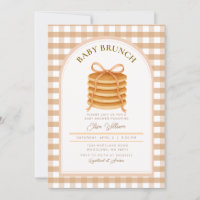 Fall Bow Pancake Babydusche Brunch
