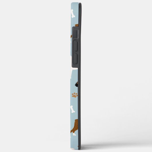 Fall Boxer Dog Bones and Paws Case-Mate iPhone Hülle (Rückseite / Links)