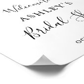 Fall Brautparty Blätter Foliage Poster (Ecke)