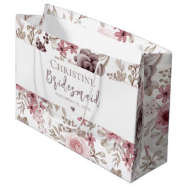 Fall Brautparty Bridesmaid Minimalistisch Große Geschenktüte