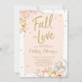 Fall-Brautparty-Einladungs-Fall in Liebe-Dusche Einladung (Vorderseite)