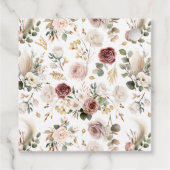 Fall-Brautparty | Flora-Geschenk-Tag Geschenkanhänger (Rückseite)