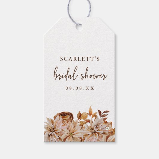 Fall-Brautparty Geschenkanhänger (Vorderseite)