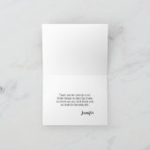 Fall Brautparty - Green & Golden Danke (Innenseite)