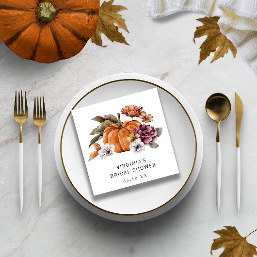 Fall Brautparty Napkins Serviette