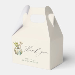 Fall Brautparty Pumpkin Kalligraphie Vielen Dank Geschenkschachtel