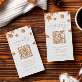 Fall-Brautparty-QR-Code Begleitkarte