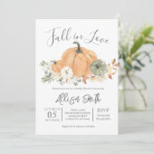 Fall Brautparty, Rückgang der Liebe Einladung (Stehend Vorderseite)