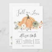 Fall Brautparty, Rückgang der Liebe Einladung (Vorne/Hinten)