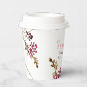 Fall-Brautparty-Themenpapiergruppen | Rustic Berry Pappbecher (Rechts)