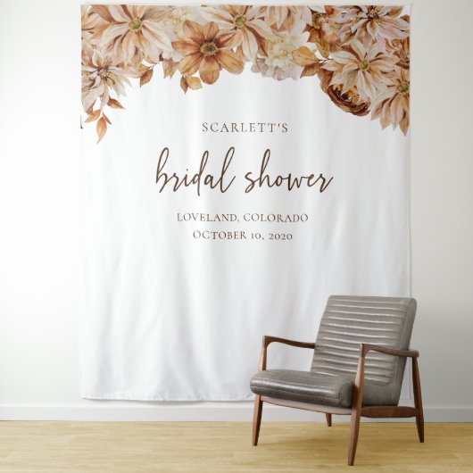 Fall-Brautparty Wandteppich (Beispiel)